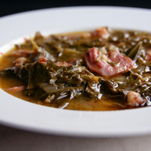 Magnolias' Collard Greens and Ham Hocks Louisiana Kitchen & Culture